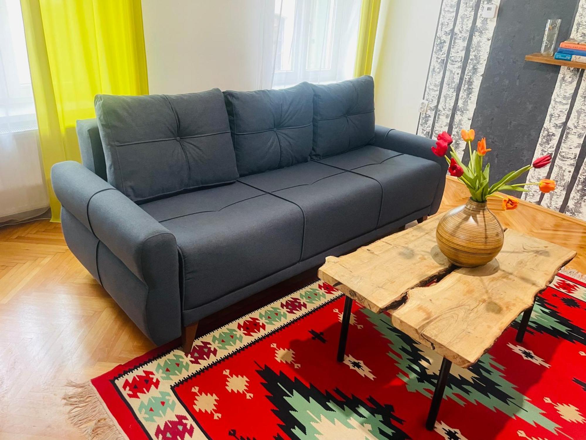 Spacious Stylish Apartment In Old Town 锡比乌 外观 照片