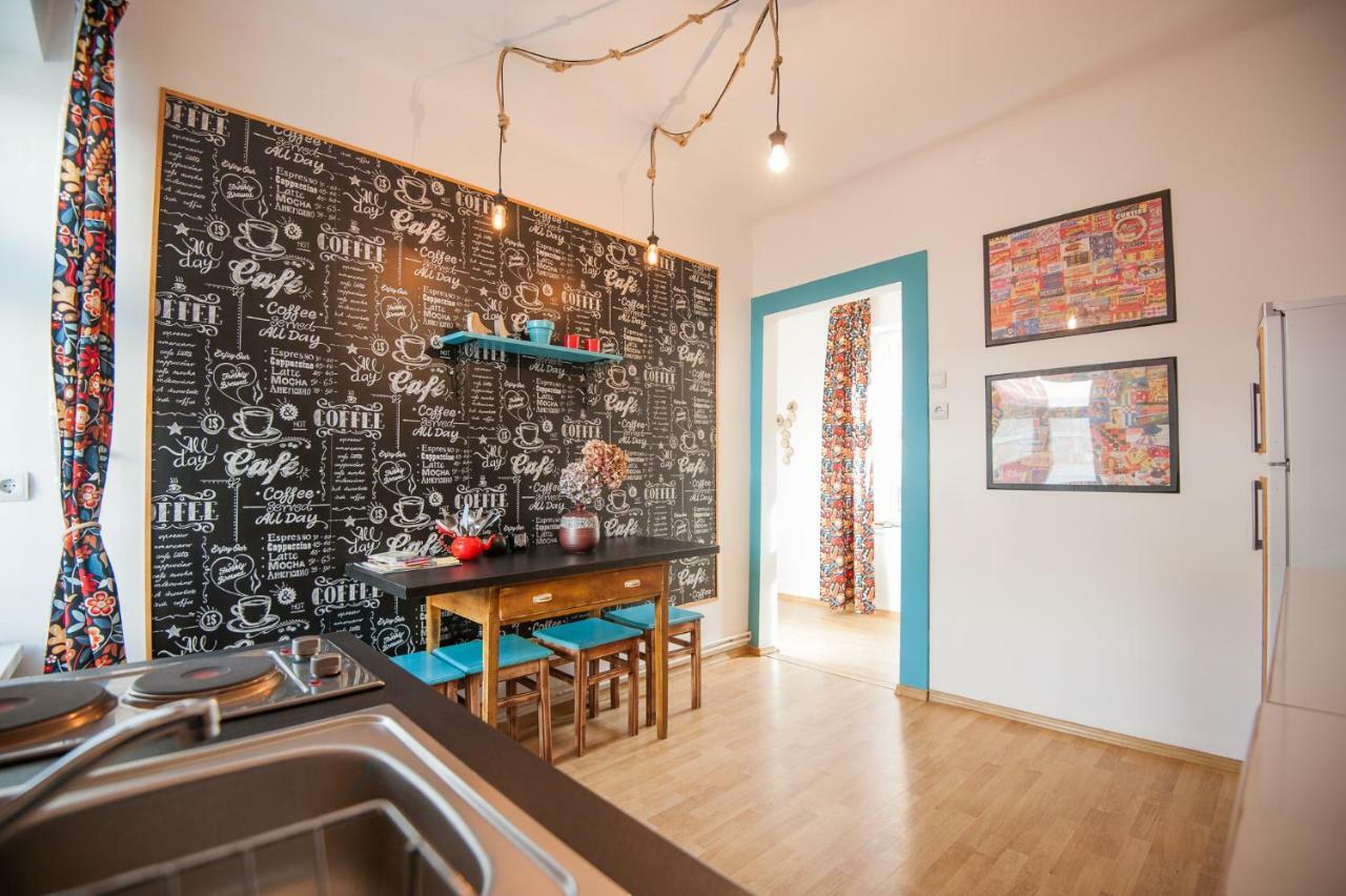 Spacious Stylish Apartment In Old Town 锡比乌 外观 照片